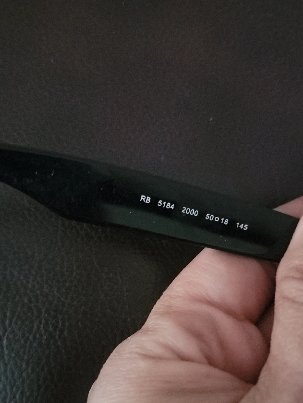 Unisex Ray-Ban Black Wayfarer-Style Glasses